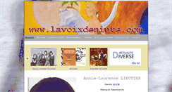 Desktop Screenshot of lavoixdeniute.com